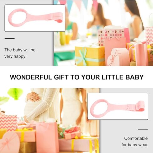 3 Pairs Children's Bed Pull Ring Walking Assistant Stand up Rings Hanging Ring Crib Playpen Accessories Baby Toy Baby Boy Crib Baby Bed Hand Rings Pp Toddler Vertical in Kuwait