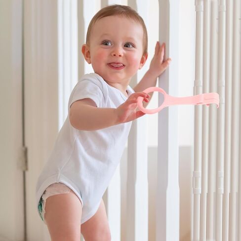 3 Pairs Children's Bed Pull Ring Walking Assistant Stand up Rings Hanging Ring Crib Playpen Accessories Baby Toy Baby Boy Crib Baby Bed Hand Rings Pp Toddler Vertical in Kuwait