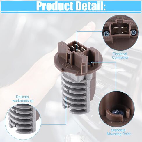 ACROPIX HVAC منفاخ محرك مقاوم للتحكم في منفاخ التيار المتردد مناسب لهوندا بايلوت - عبوة من قطعة واحدة باللون البني in Saudi Arabia