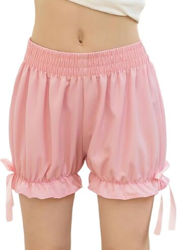 سراويل قصيرة للفتيات من KISSOURBABY لوليتا بلومرز، سراويل على شكل قرع خادمة مكشكشة in Kuwait