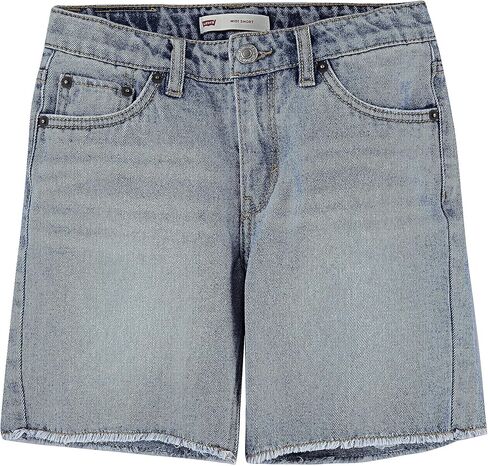 Levi's® Girl's Low Pitch Midi Shorts (Big Kids) in Saudi Arabia