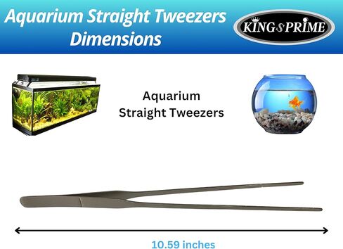 أدوات Aquascaping لأحواض السمك، ملاقط طويلة من الفولاذ المقاوم للصدأ، مقص، ملعقة، مجموعة نباتات مائية لخزان أحواض الأسماك وTerrium. (فضة) in Kuwait