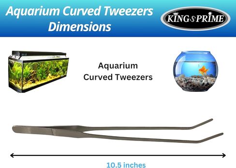 أدوات Aquascaping لأحواض السمك، ملاقط طويلة من الفولاذ المقاوم للصدأ، مقص، ملعقة، مجموعة نباتات مائية لخزان أحواض الأسماك وTerrium. (فضة) in Kuwait