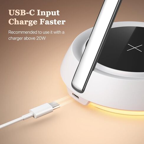 3 in 1 Charging Station for Apple Devices, 18W Fast Magnetic Wireless Charger Stand Compatible with iPhone 15/14/13/12/Pro/Pro Max/Plus/Mini, and iWatch Ultra 2/1/S9/8/7/SE/6/5/AirPods3/2/Pro in Saudi Arabia