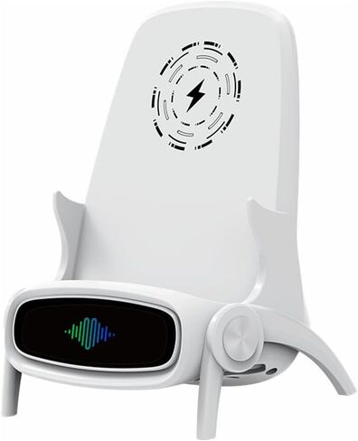 Mini Chair Wireless Charger Multifunctional Phone Holder Wireless Charging for Potable Mini Chair Charger with 2 USB Charging Ports for All Phones in Saudi Arabia