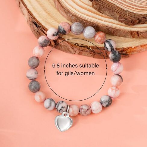Graduation Bracelet 2024 Natural Stone Bracelet Graduation Gifts For Her/Him Class Of 2024 Graduation Bracelets College High School Graduation Presents For Friend Son Daughter Girl in Saudi Arabia