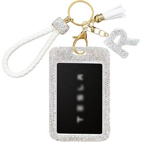 for Tesla Key Card Holder, Bling Card Key Holder Compatible Tesla Model 3/Y/S/X,Cybertruck&Rivian, Keychain Cover Accessories in Saudi Arabia