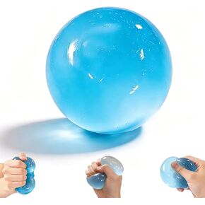 Blue Coconut Oil Stress Ball, Coconut Oil Squishy Ball, Squishy Coconut Oil Stress Ball & Coconut Oil Squishy, Blue Slow Rising Squeeze Toy, Anxiety Relief Fidget, for Office & Daily Use in Saudi Arabia