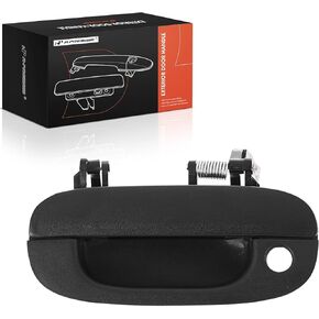 A-Premium Front Left Driver Side Exterior Door Handle with Keyhole Compatible with Dodge Ram 1500 1994-2001, Ram 2500 3500 1994-2002, Textured Black in Kuwait
