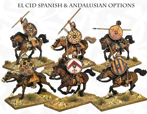 تم تسليم ألعاب الحرب - منمنمات Victrix Norman Unarmoured Cavalry مقاس 28 مم مع تنزيل STL مصغر إضافي - 12 شخصية محمولة بأسلحة - قم ببناء النورمان والبريتون والأندلسيين والصليبيين للعبة الحرب in Kuwait