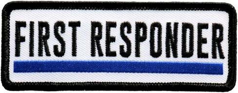 Hot Leathers PPL9743 4 Inch First Responder Blue Line Patch - 4 Width x 2 Height Inches in Saudi Arabia