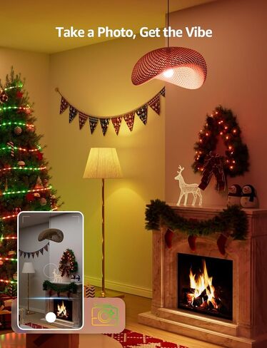 Lepro B1 AI Smart Light Bulbs - WiFi & Bluetooth RGBWW Color Changing LED Bulb Compatible with Alexa & Google Assistant, AI Generated Lighting, AI Voice Control, Music Sync, 2.4GHz Only, 2 Packs in Saudi Arabia