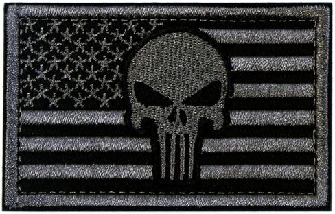 رقعة علم Dont Tread On Me، رقعة علم Gadsden التكتيكية المطرزة، رقع شعار الزي العسكري المعنوي وحلقة لحقائب الظهر والقبعات والسترات والسراويل (أسود) in Kuwait