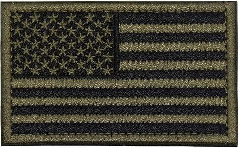 رقعة علم Dont Tread On Me، رقعة علم Gadsden التكتيكية المطرزة، رقع شعار الزي العسكري المعنوي وحلقة لحقائب الظهر والقبعات والسترات والسراويل (أسود) in Kuwait