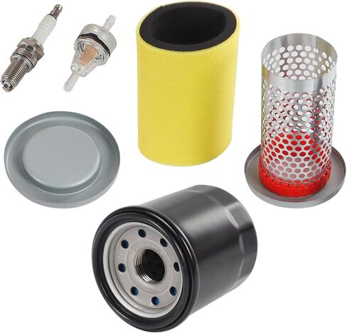 طقم فلتر زيت لغطاء دليل فلتر الهواء من أجل Yamaha Rhino 450 YXR450 2006-2009، متوافق مع Rhino 660 YXR660 2004-2007، استبدل 5UG-E4451-00-00، 5GH-13440-71-00 in Kuwait