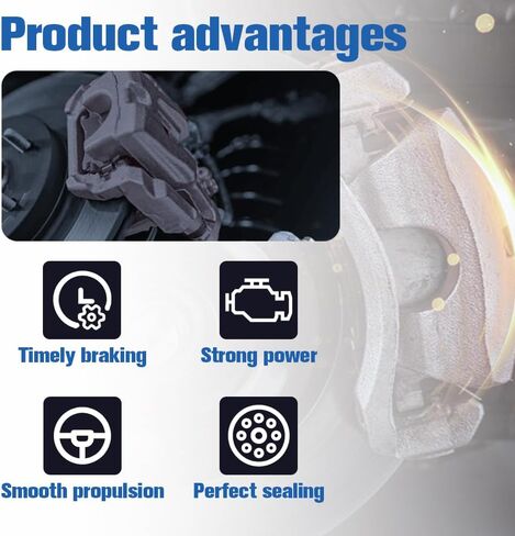 Front Disc Brake Caliper Assembly and Dual Piston Brake Caliper with Bracket FIT 2001-2010 Chevy Silverado 2500HD 3500, FIT GMC Sierra 2500HD 3500, FIT Cadillac DeVille DTS J55, 2PCS LH/RH in Saudi Arabia