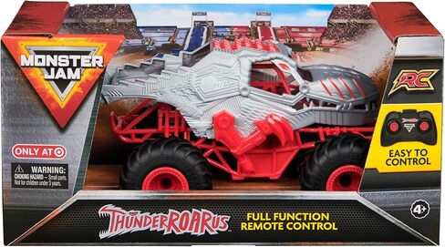 مونستر جام، شاحنة مونستر الرسمية للتحكم عن بعد ThunderROARus، مقياس 1:24، 2.4 جيجا هرتز، ألعاب أطفال للأولاد والبنات من سن 4 سنوات فما فوق in Kuwait