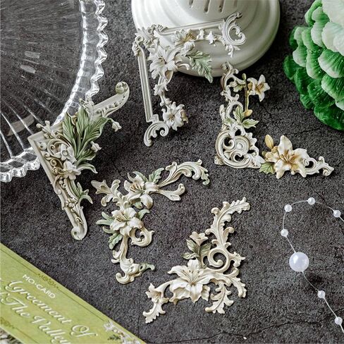 120 Pieces Vintage Frame Corner Decoration Paper, Retro Photo Border Scrapbook Decorative Paper for DIY Journal Album Scrapbooking Diary Embellishment Tables Windows Laptops in Kuwait