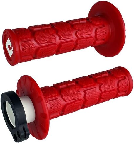 MX ODI Old Dutch International Rogue Off Road Lock On Motorcycle Grips - Red in Kuwait