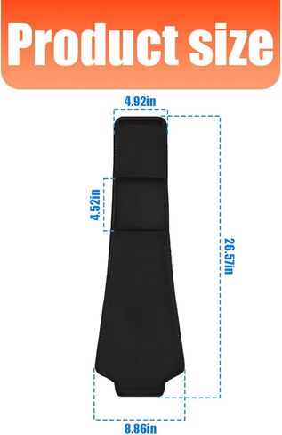 2PCS Car Headrest Covers, Leather Dirt-Proof Vehicle Head Rest Protector with Storage Pocket, Multifunctional Auto Interior Seat Head Protective Dust Cover, Universal Fit (Black) in Kuwait
