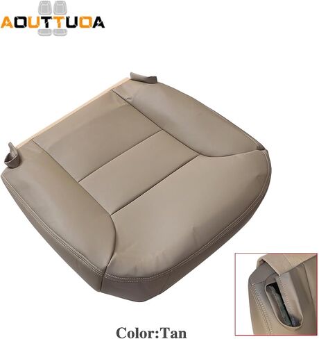Driver and Passenger Bottom and Top Seat Covers Replacement Leather Med Tan Compatible with Chevy Silverado Tahoe Suburban GMC Sierra Yukon 1995 1996 1997 1998 1999 in Kuwait