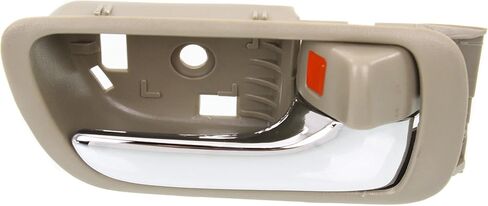 Garage-Pro Interior Door Handle Compatible with 2002-2006 Toyota Camry Front or Rear, Passenger Side Beige Bezel with Chrome Lever JCWEPTYA462183GP in Kuwait