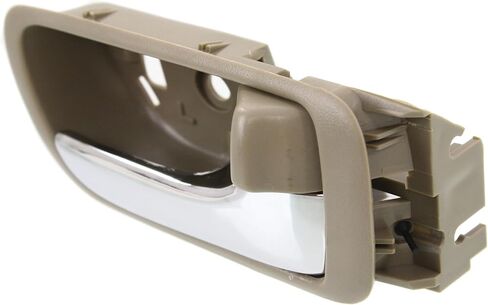 Garage-Pro Interior Door Handle Compatible with 2002-2006 Toyota Camry Front or Rear, Passenger Side Beige Bezel with Chrome Lever JCWEPTYA462183GP in Kuwait