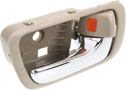 Garage-Pro Interior Door Handle Compatible with 2002-2006 Toyota Camry Front or Rear, Passenger Side Beige Bezel with Chrome Lever JCWEPTYA462183GP in Kuwait