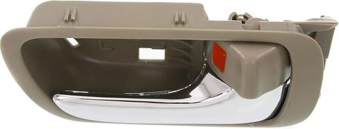 Garage-Pro Interior Door Handle Compatible with 2002-2006 Toyota Camry Front or Rear, Passenger Side Beige Bezel with Chrome Lever JCWEPTYA462183GP in Kuwait