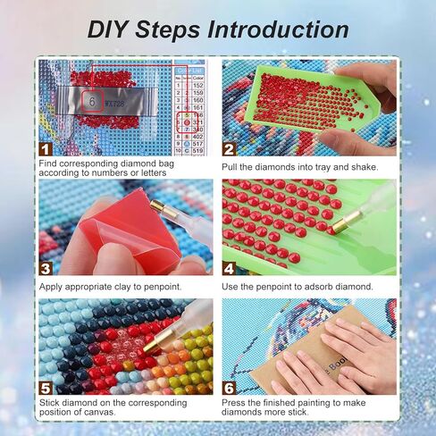 FHBUBPUP Cardinal Diamond Art Kits for Adults, Bird Diamond Painting Kits, Beginners DIY Full Drill Round Diamond Dot Gem Art Crafts Home Wall Decoration Gift 12×12Inch in Kuwait