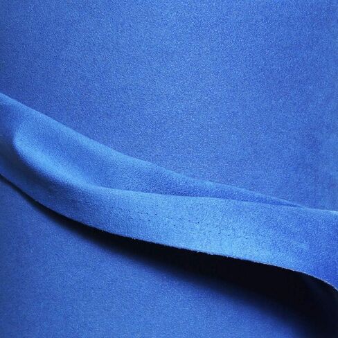 Ultrasuede Fabric, Soft (ST, Style 223), Jazz Blue Color, 8.5" x 8.5", 0.8mm Thickness, 6.43oz per Square Yard, Material for Making Clothing, Shoes, pet beds, Furniture and car Upholstery in Kuwait