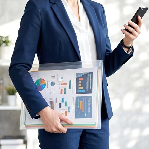 Goaste 30 حزمة مظاريف بلاستيكية شفافة، 11 × 17 بوصة مجلدات ملفات الإغلاق المفاجئة، منظمات تخزين المستندات A3، حامل ملفات بولي قابل لإعادة الاستخدام لمخططات المنزل والمكتب والمدرسة وخطط بناء الرسومات in Saudi Arabia