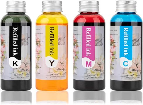 4×100 ML Ink Refill Printer for 280/281XL 270/271XL 250/251XL Compatible for Canon PIXMA TS702a iP7220 MG5420 MG5520 MG6420 MX722 MX922 TR8620a TR8622a TS702 IX6820 TR6320 Printers 4 Pack BKCYM in Saudi Arabia