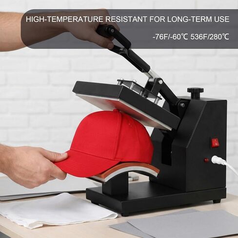 Thinp 3 Pcs Silicone Heat Press Mat, 4" x 8" Foam Cover Pad 3 mm Thickness Heat Press Pad Reusable Silicone Pressing Sheets Double Sided Use Mat for Hat HTV and T-Shirt Vinyl Transfer (Gray) in Kuwait