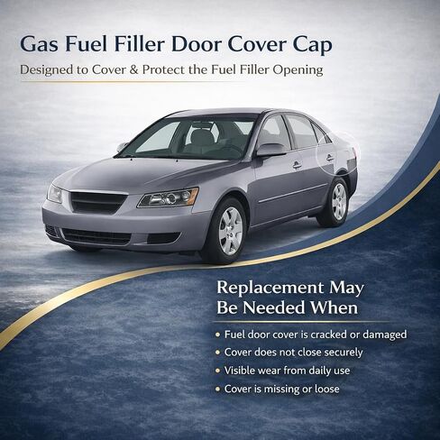 69510-3K100 Gas Fuel Filler Door Cover Cap for Hyundai Sonata 2006 2007 2008 2009 695103K100 in Kuwait