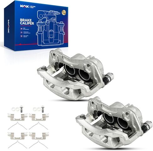 KAX Front Brake Caliper Compatible with Nissan Frontier 2005-2023, Nissan Xterra 2005-2015, Nissan Pathfinder 2005-2012, Suzuki Equator 2009-2012, #19B3122A+19B3123A Brake Caliper in Kuwait
