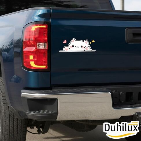 Cat Cute Stickers 5 inch, Cute car Decals, Bumper Stickers Cute, peeker Sticker, Waterproof Vinyl Decal for Car, Laptop, Helmet, Wall, Window in Saudi Arabia