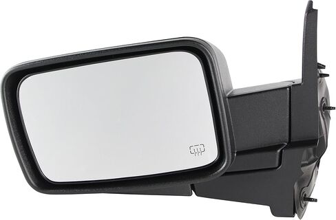 Dorman 959-126 Driver Side Power Door Mirror - Heated / Folding Compatible with Select Jeep Models, Black in Kuwait