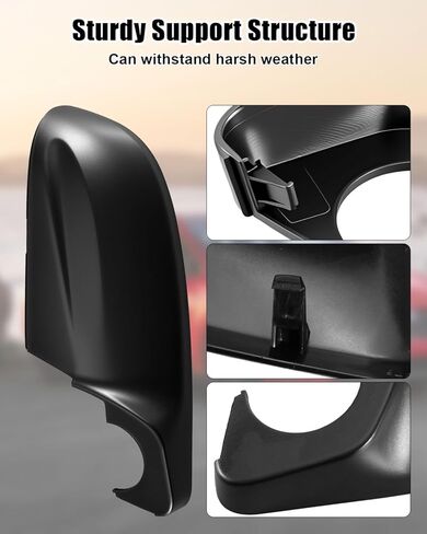 Passenger Side Lower Outer Mirror Cover Cap Fit for Subaru Impreza 2017-2023 Legacy 2018 2019 Ascent 2017-2022 Replace 91054FL21A Right Rearview Base Cover in Kuwait