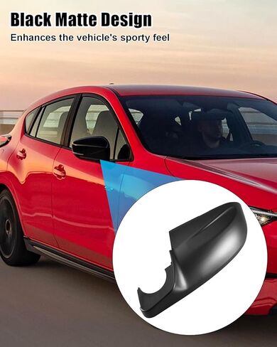 Passenger Side Lower Outer Mirror Cover Cap Fit for Subaru Impreza 2017-2023 Legacy 2018 2019 Ascent 2017-2022 Replace 91054FL21A Right Rearview Base Cover in Kuwait