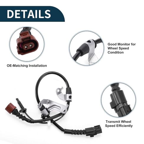 ABS Wheel Speed Sensor Rear Left ABS Sensor Anti-Lock Braking System Sensor No.47560-TEA-T01 for Honda Civic 2017-2021 in Kuwait
