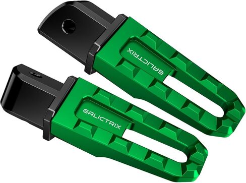 أوتاد قدم الدراجة النارية متوافقة مع كاواساكي نينجا 400 500 650 | ZX6R ZX10R Z900 Z800 Z650 Z750 Z1000 ZH2 ER6N ER6F ملحقات أوتاد الركاب مسند القدمين دواسة القدم الخلفية (أحمر) in Kuwait