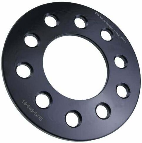 1/2 Inch Slip-On Wheel Spacer Compatible with Chevy Camaro, Corvette & S10-5x4.75 (5x120.65) Bolt Pattern, 78.1mm Hub Bore, 12.7mm Thick, 6061-T6 Billet Aluminum, Black - Pair in Kuwait