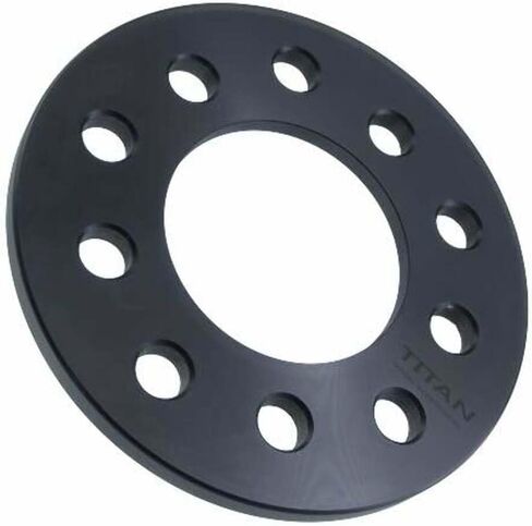 1/2 Inch Slip-On Wheel Spacer Compatible with Chevy Camaro, Corvette & S10-5x4.75 (5x120.65) Bolt Pattern, 78.1mm Hub Bore, 12.7mm Thick, 6061-T6 Billet Aluminum, Black - Pair in Kuwait