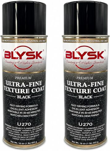 Ultra Fine Black Texture Coat U270 – Paintable Chip Guard Spray for Automotive Bumpers, Rocker Panels & Trim – Fast-Drying, Durable Protective Finish 16 oz (1) in Saudi Arabia