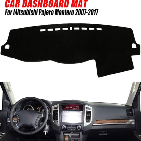 Dash Board Cover Mat Carpet Compatible with Mitsubishi Pajero/Montero 2007-2017 Left Hand Drive in Saudi Arabia
