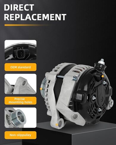 11240 Alternator Fits for Chrysler Aspen 4.7L 2007 for Dodge Ram 1500 3.7L 2009-2010 for Dodge Durango 4.7L 2007 for Dodge Nitro 3.7L 2007-2010, 56029914A 56029914AD in Kuwait