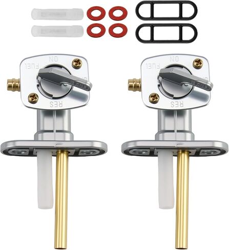 2 Pack Petcock Fuel Shutoff Valve, Tank Switch Gas Valve for YFM250B YFM250X YFB250 YFB250FW YFM250X YFM400FB YFM400FBH YFM400FBE YFM400F YFM400H YFM400FH YFM400FW YFM400N 4x4 Series in Saudi Arabia