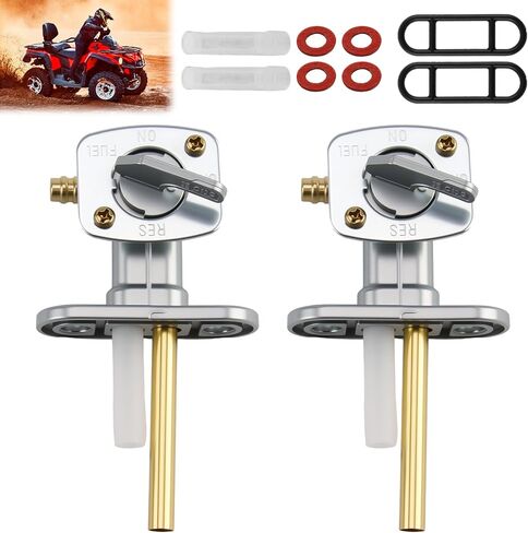 2 Pack Petcock Fuel Shutoff Valve, Tank Switch Gas Valve for YFM250B YFM250X YFB250 YFB250FW YFM250X YFM400FB YFM400FBH YFM400FBE YFM400F YFM400H YFM400FH YFM400FW YFM400N 4x4 Series in Saudi Arabia