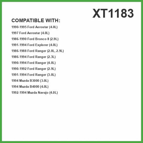 مجموعة فلتر ناقل الحركة الأوتوماتيكي الاحترافي الفاخر من ECOGARD XT1183 تناسب Ford Explorer 4.0L 1991-1994، Ranger 4.0L 1990-1994، Ranger 2.9L 1986-1992، Bronco II 2.9L 1989-1990، Ranger 3.0L 1991-1994 in Kuwait